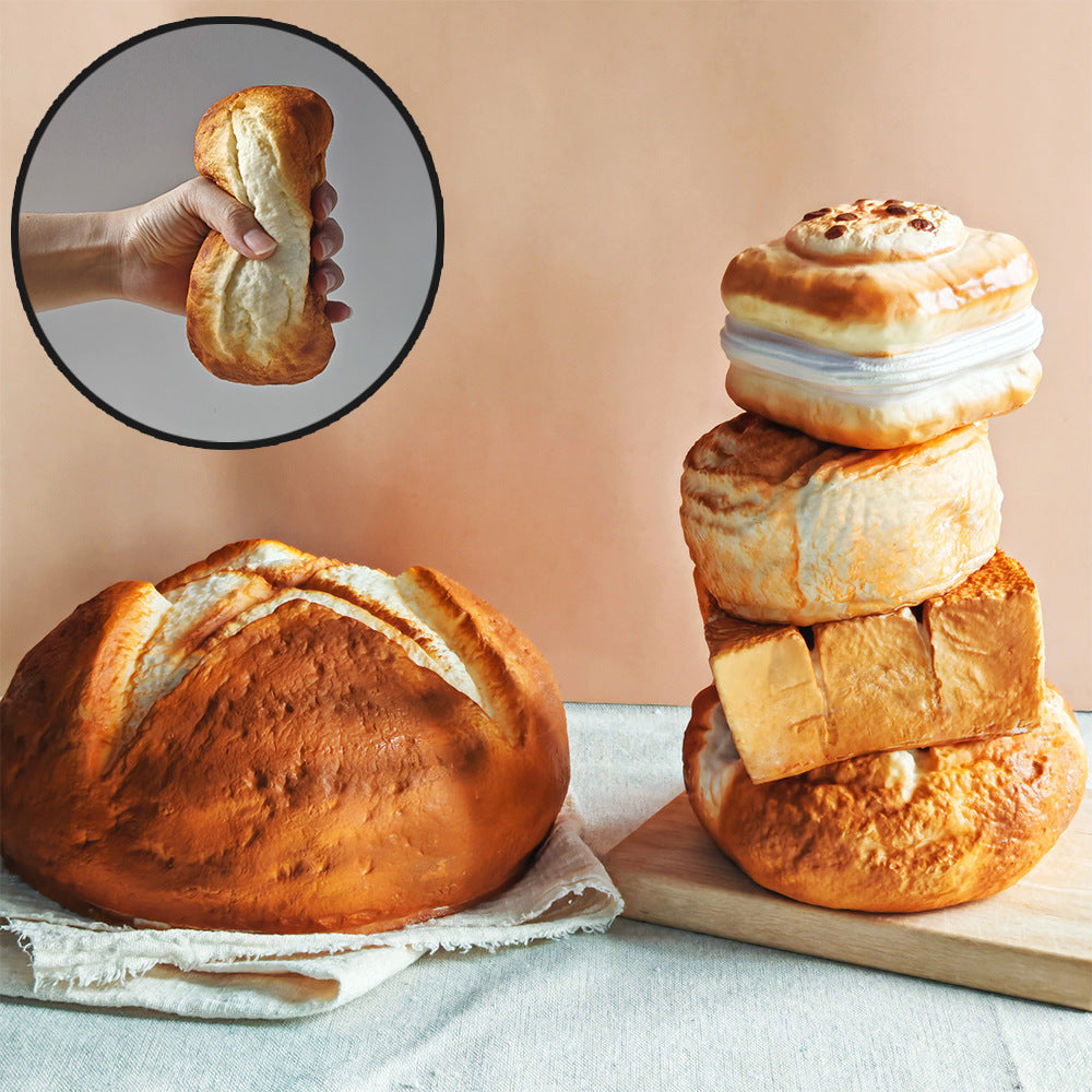 Slow Rebound Bread Squishy Stress Relief Toy