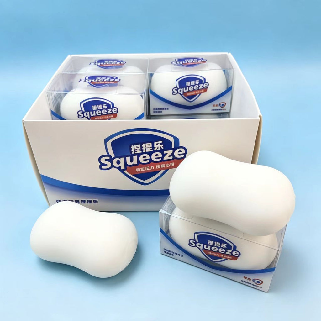 Soap Squishy - Realistic Squeezable Soap Stress Toy